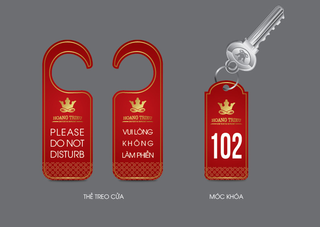 HOÀNG TRIỀU - Thiết kế logo và bộ nhận diện cho khu giải trí Hoàng Triều Entertainment